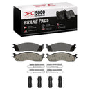 DFC 03-08 Dodge Ram 4000 (Mexico) Front 5000 Advanced Semi Metallic Brake Pads and Hardware Kit