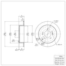DFC GeoSPEC Coated Rotors - Plain