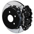 Wilwood 07-18 Jeep Wrangler Narrow Superlite 4R Rear Brake Kit Slotted 13.50in Rotor w/Lines - Black