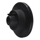 R1 73-89 Chrysler Imperial Front Left Drilled & Slotted Black Brake Rotor