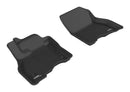 3D MAXpider 2013-2019 Nissan Leaf Kagu 1st & 2nd Row Floormats - Black
