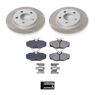Power Stop 1995 Ford Taurus Front and Rear Semi-Coated Rotor Kit