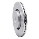 R1 03-09 Volvo XC90 Front Left Drilled & Slotted Silver Brake Rotor