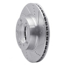 R1 97-04 Porsche Boxster Front Drilled & Slotted Silver Brake Rotor Set