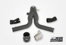 do88 13-15 Porsche 911 Turbo/Turbo S (991.1) Y-Pipe for OEM Intercooler - Black