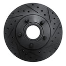 R1 95-97 Ford Ranger (USA/Canada) Front Right Drilled & Slotted Black Brake Rotor