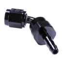 Russell 4AN ProClassic Crimp 60 Degree Hose End - Black