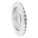 R1 04-11 Cadillac CTS Rear Left Drilled & Slotted Silver Brake Rotor