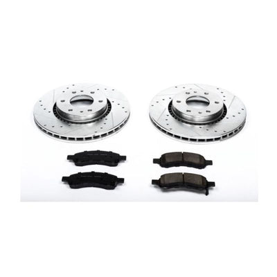 Power Stop 06-07 Buick Rainier Front Z23 Evolution Sport Brake Kit w/Calipers
