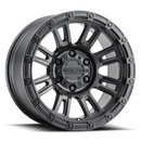 Raceline 956B Compass 17x9in / 8x165.1 BP / -12mm Offset / 125.2mm Bore - Satin Black Wheel