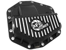 aFe POWER Pro Series Front Diff Cover Black w/ Machined Fins Ford F-250/350 23-26 (Dana M235)