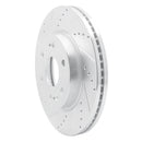 R1 19-25 Cadillac Escalade ESV Front & Rear Drilled & Slotted Silver Brake Rotor Set