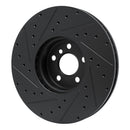 R1 19-22 BMW 430i xDrive Front & Rear Drilled & Slotted Black Brake Rotor Set w/Optimum Pads