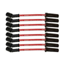 Moroso GM LS/LT 8.5mm Ultra 40 9.75in Long Wire Set w/o Alum Heatshield - Red