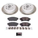 Power Stop 14-15 Lexus IS250 Front and Rear Semi-Coated Rotor Kit