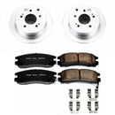 Power Stop 06-12 Mitsubishi Eclipse Front & Rear Z17 Evolution Geomet Coated Brake Kit