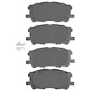 DFC 04-09 Toyota Highlander Hybrid Front 4000 Hybridynamic Brake Pads