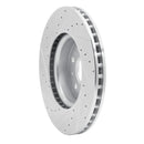 R1 16-25 Cadillac CT5 Front Drilled & Slotted Silver Brake Rotor Set