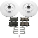 Power Stop 15-16 Hyundai Genesis Front & Rear Z17 Evolution Geomet Coated Brake Kit
