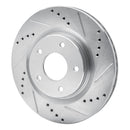 R1 11-19 Nissan Juke Front & Rear Drilled & Slotted Silver Brake Rotor Set