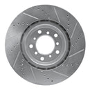 R1 01-06 BMW M3 Front & Rear Drilled & Slotted Silver Brake Rotor Set