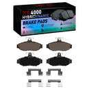 DFC 86-93 Ford Taurus (Excl SHO) Rear 4000 HybriDynamic Brake Pads and Hardware Kit