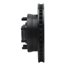R1 93-95 Chevrolet G30 Front Left Drilled & Slotted Black Brake Rotor