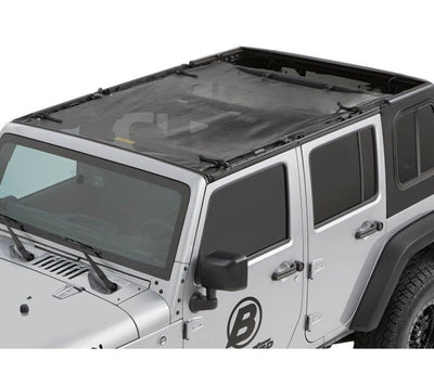 Bestop 07-18 Jeep Wrangler JK 4-Door Sun Safari Bikini (Mesh)