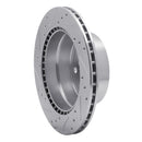 R1 69-83 Porsche 911 Rear Right Drilled & Slotted Silver Brake Rotor