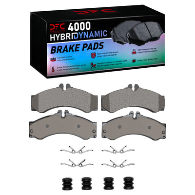 DFC 02-06 Dodge Sprinter 2500 Rear/Front 4000 HybriDynamic Brake Pads and Hardware Kit
