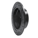 R1 81-86 BMW 735I Rear Right Drilled & Slotted Black Brake Rotor