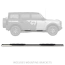 Go Rhino 2021+ Ford Bronco (Excludes Sport Models) 5in 1000 Series Complete Kit w/Sidestep + Brkts