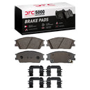 DFC 20-25 Hyundai Venue Front & Rear Drill/Slot Geoperf Rotors 5000 Advanced Brake Pads w/Hardware