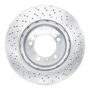 DFC 15-17 Porsche 911 Right Rear Drilled Hi-Carbon Alloy Geomet Coated Rotor