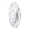 R1 19-25 Hyundai Palisade Rear Right Drilled & Slotted Geo-Carbon Rotor