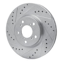 R1 06-14 Honda Ridgeline Front & Rear Drilled & Slotted Silver Brake Rotor Set