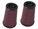 K&N 22-26 Porsche 911 GT3 4.0L H6 High-Flow Replacement Air Filter - Qty  2