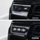 Form Lighting 2019-2024 Ram 1500 Sequential LED Projector Headlights (Pair)