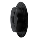 R1 06-15 Lexus IS250 Front & Rear Drilled & Slotted Black Brake Rotor Set