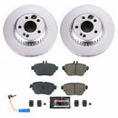 Power Stop 2017 Mercedes-Benz E300 Front & Rear Z17 Evolution Geomet Coated Brake Kit
