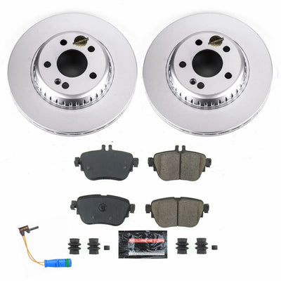 Power Stop 17-19 Mercedes-Benz E300 Front & Rear Z23 Evolution Sport Coated Brake Kit