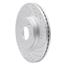 R1 15-26 Hyundai Elantra Front Right Drilled & Slotted Geo-Carbon Rotor
