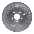 R1 10-14 Subaru Impreza Front & Rear Drill/Slot Silver Rotors w/Optimum Pads