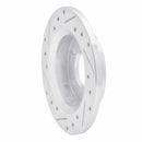 R1 84-88 Pontiac 6000 Rear Right Drilled & Slotted Silver Brake Rotor