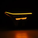 AlphaRex 22-23 Toyota Tundra NOVA-Series Headlights Alpha-Black w/Amber DRL - Req 810029 OR 810030
