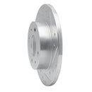 R1 86-06 Nissan TSURU (Mexico) Front Right Drilled & Slotted Silver Brake Rotor