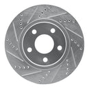 R1 97-05 Buick Riviera Front Drilled & Slotted Silver Brake Rotor Set