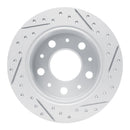 R1 14-21 Ram Promaster 3500 Rear Left Drilled & Slotted Geo-Carbon Rotor