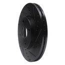 R1 05-12 Ford Ecosport (Mexico) Front Right Drilled & Slotted Black Brake Rotor
