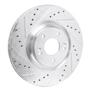 R1 19-22 Hyundai Veloster N Front & Rear Drilled & Slotted Silver Brake Rotor Set